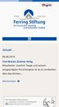 Mobile Screenshot of ferring-stiftung.net